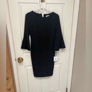 Calvin Klein Black Dress NWT Size 4 Petite
